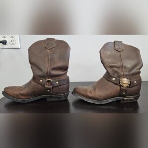 Harley Davidson leather riding boots